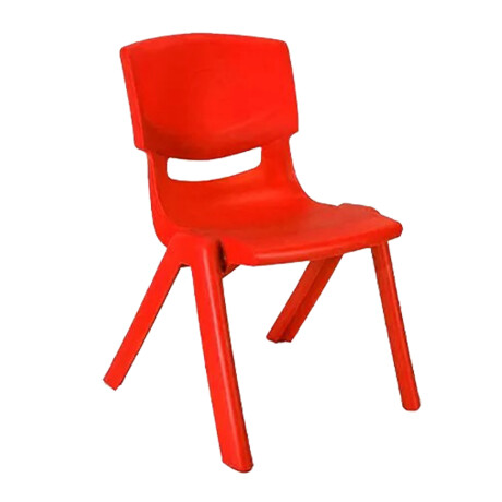 Silla P/ Niños Plástico Resistente Calidad Y Colores! Rojo