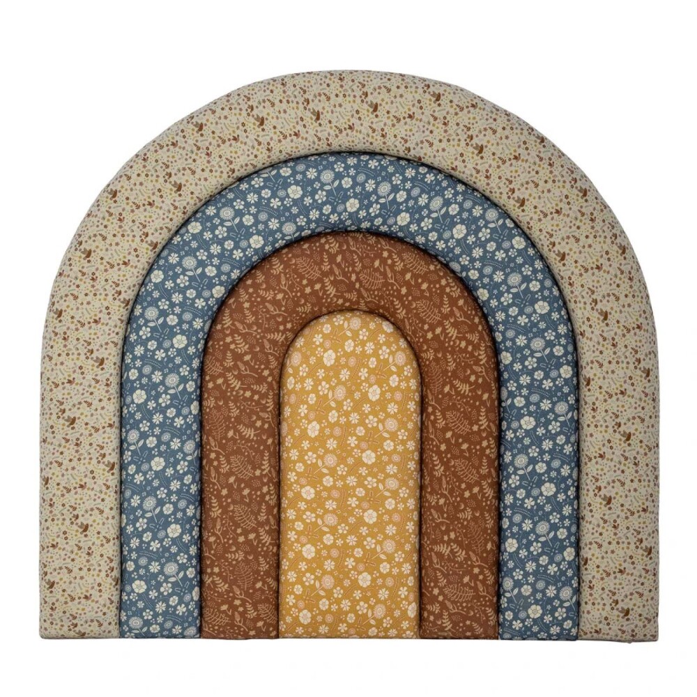 RESPALDO 1 PLAZA ALGODON MULTICOLOR ARCOIRIS