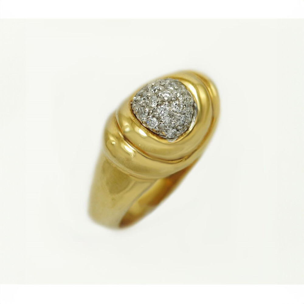Anillo De Oro 18K Con Brillantes Anillo De Oro 18K Con Brillantes