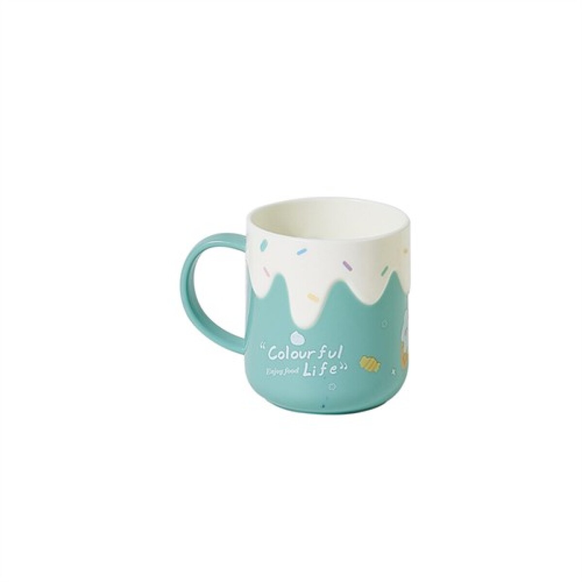 Vaso taza escolar helado - Verde 