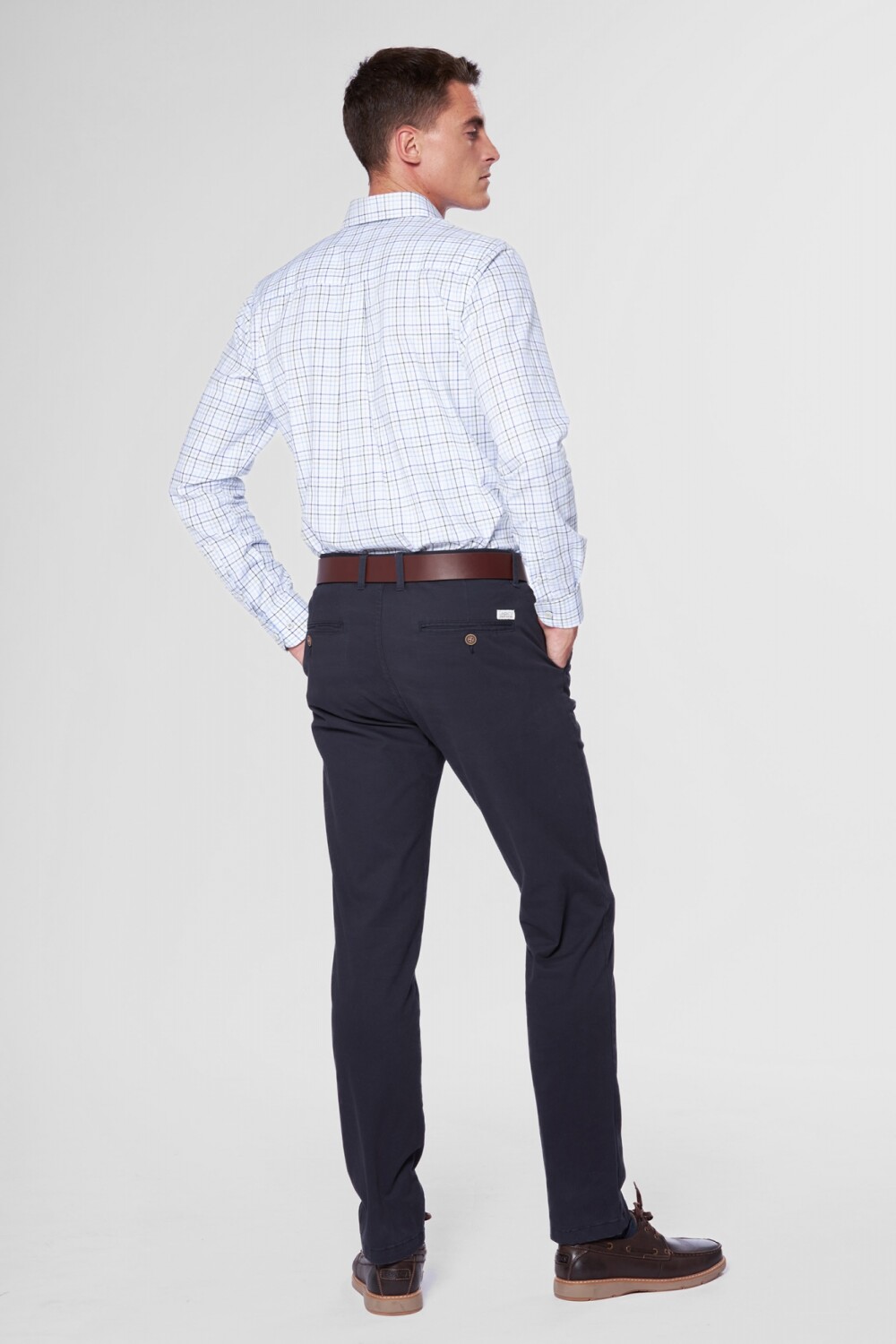 PANTALÓN SKINNY CON SPANDEX Azul
