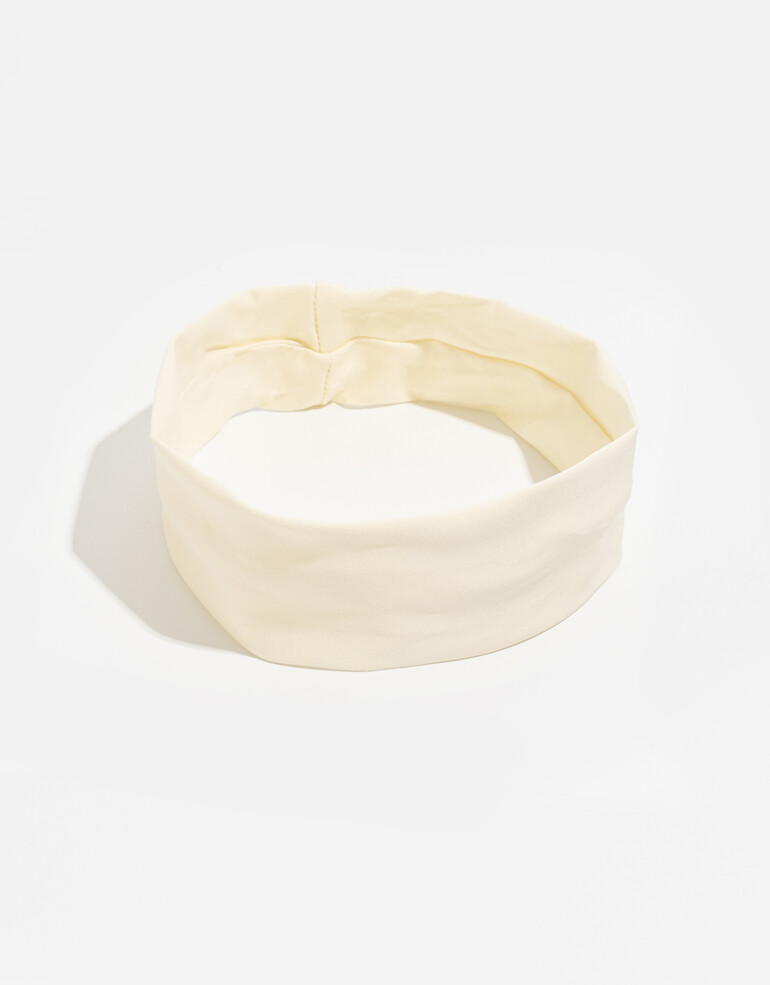 Vinchas Textiles Sporty Vincha Sporty - Blanco Crema