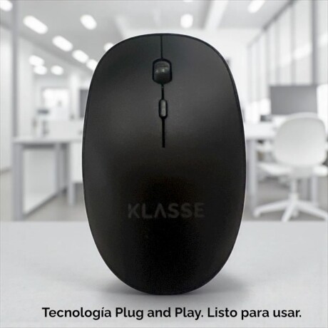 Mouse Inalámbrico Klasse Óptico | 2.4GHz | Color negro Mouse Inalámbrico Klasse Óptico | 2.4GHz | Color negro