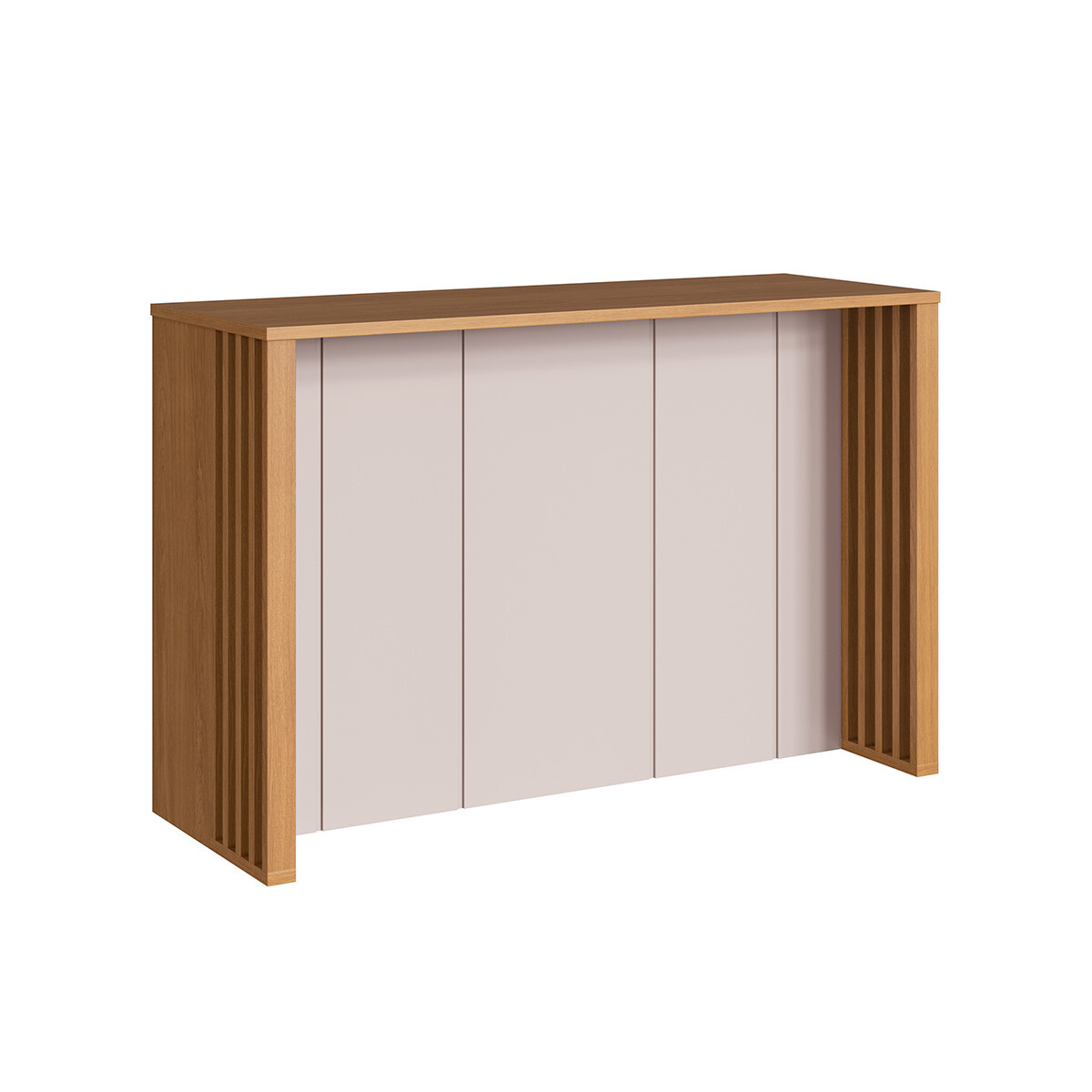 Organic Isla De Cocina Maderada 1.65 Mts Color Nature/sand 