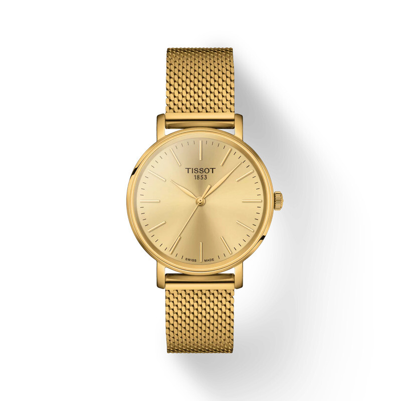 Reloj Tissot T1432103302100 en acero dorado Reloj Tissot T1432103302100 En Acero Dorado