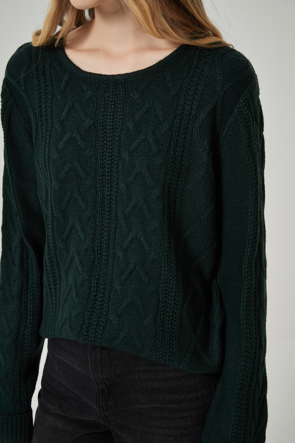 Sweater Focio Verde Oscuro