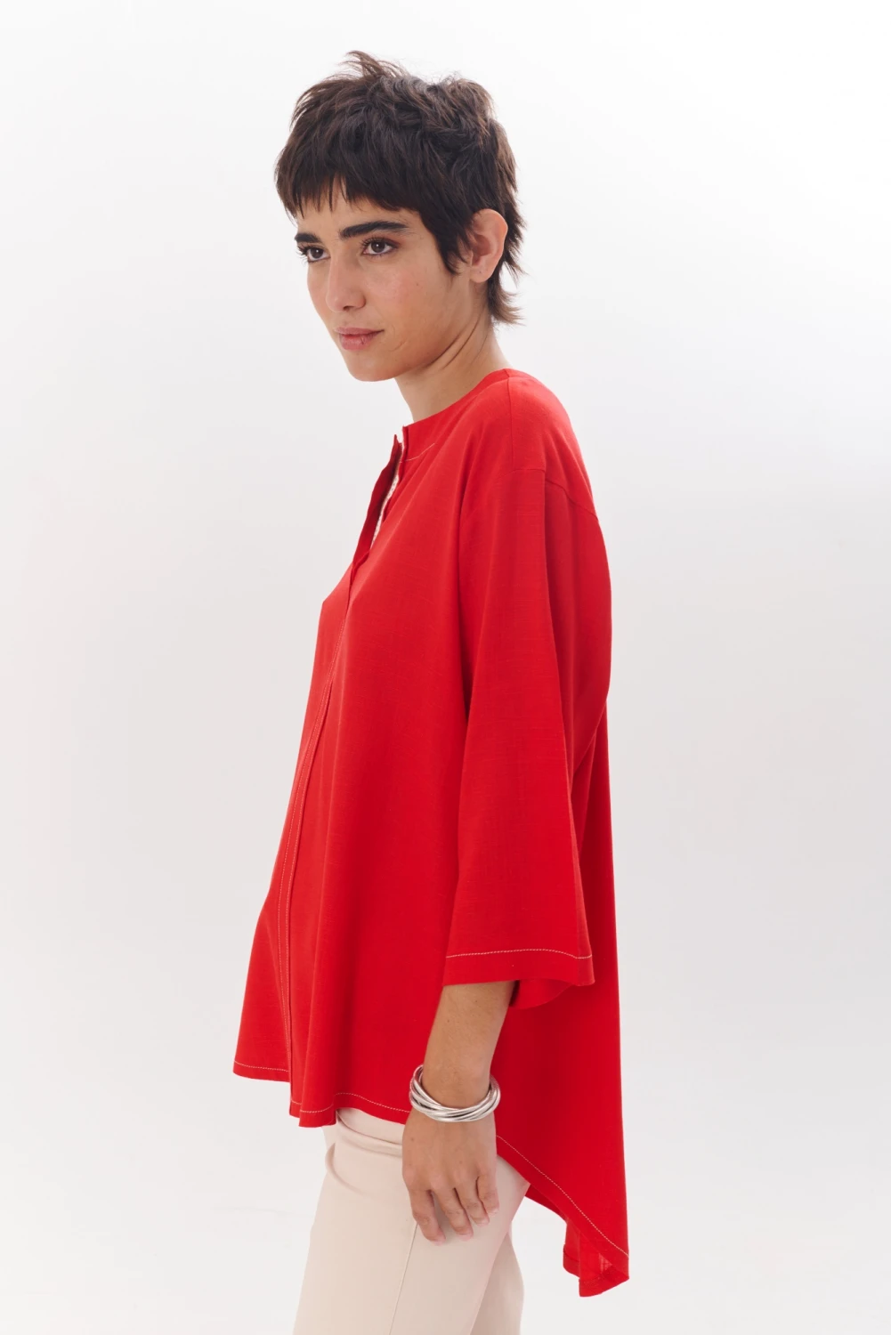 BLUSA LINO ANTONIA rojo 3