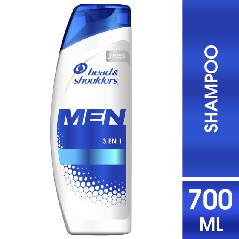 Shampoo Head & Shoulders Anticaspa Men 3 EN 1 700 ML