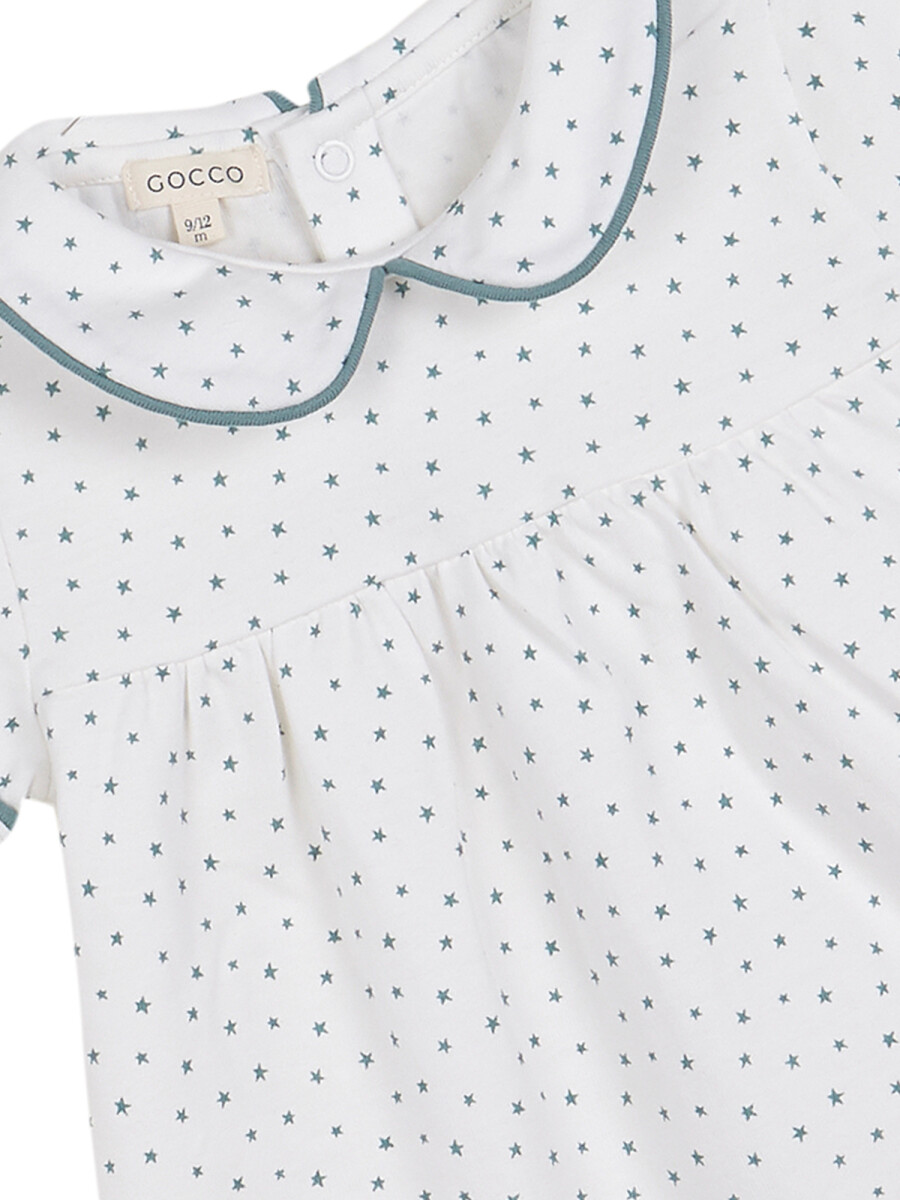 Pijama Estampado Gris