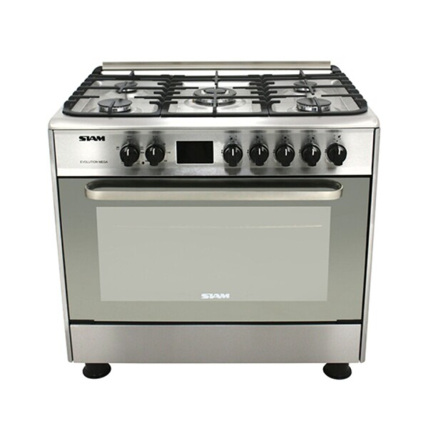 Cocina Combinada Siam 5 Hornallas SI-CC90EV-M Acero inoxidable
