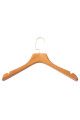 Percha De Madera Na Con Dorado - Adulto Percha De Madera Na Con Dorado - Adulto