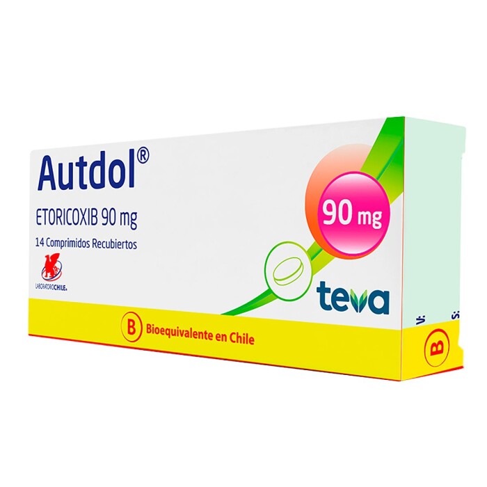 AUTDOL90 MG. CJ X 14 COMP. REC. única