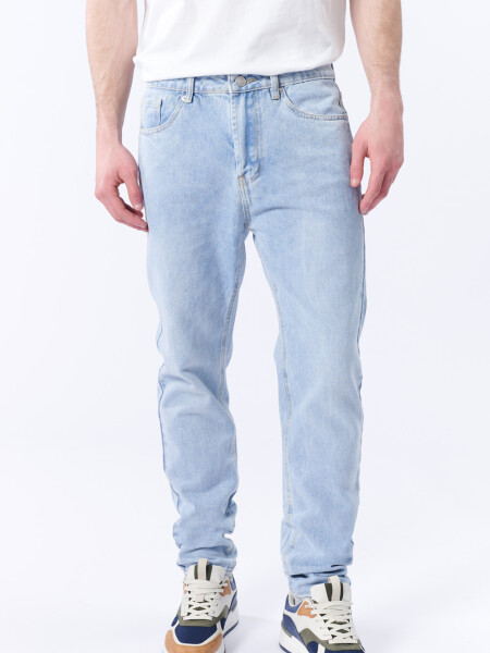 Pantalón jean slim Azul Claro