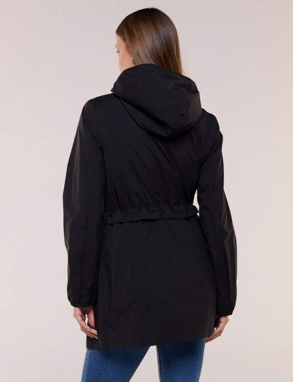 Campera Liviana Con Capucha NEGRO