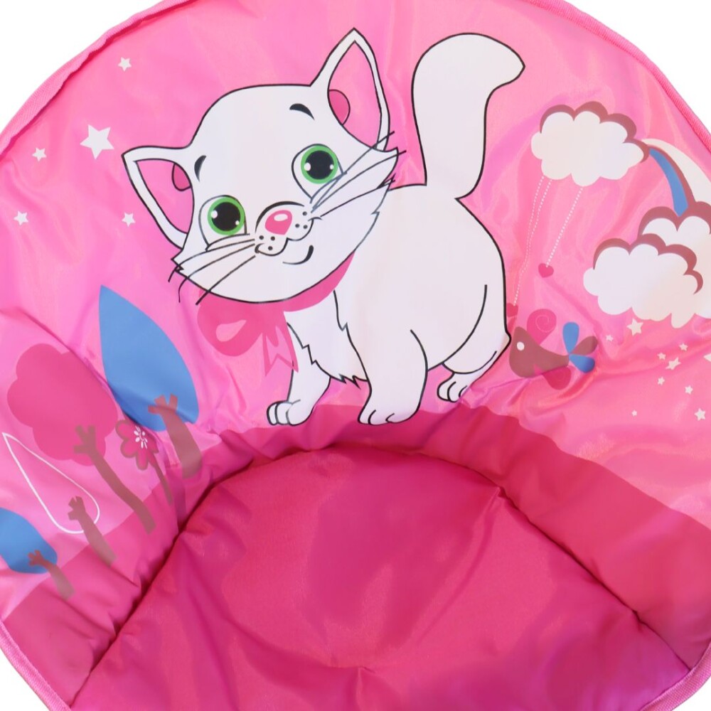 Silla Honguito Infantil Plegable de Metal Gato