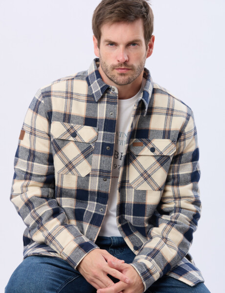CAMPERA LEÑADORA CON CORDERITO Piedra