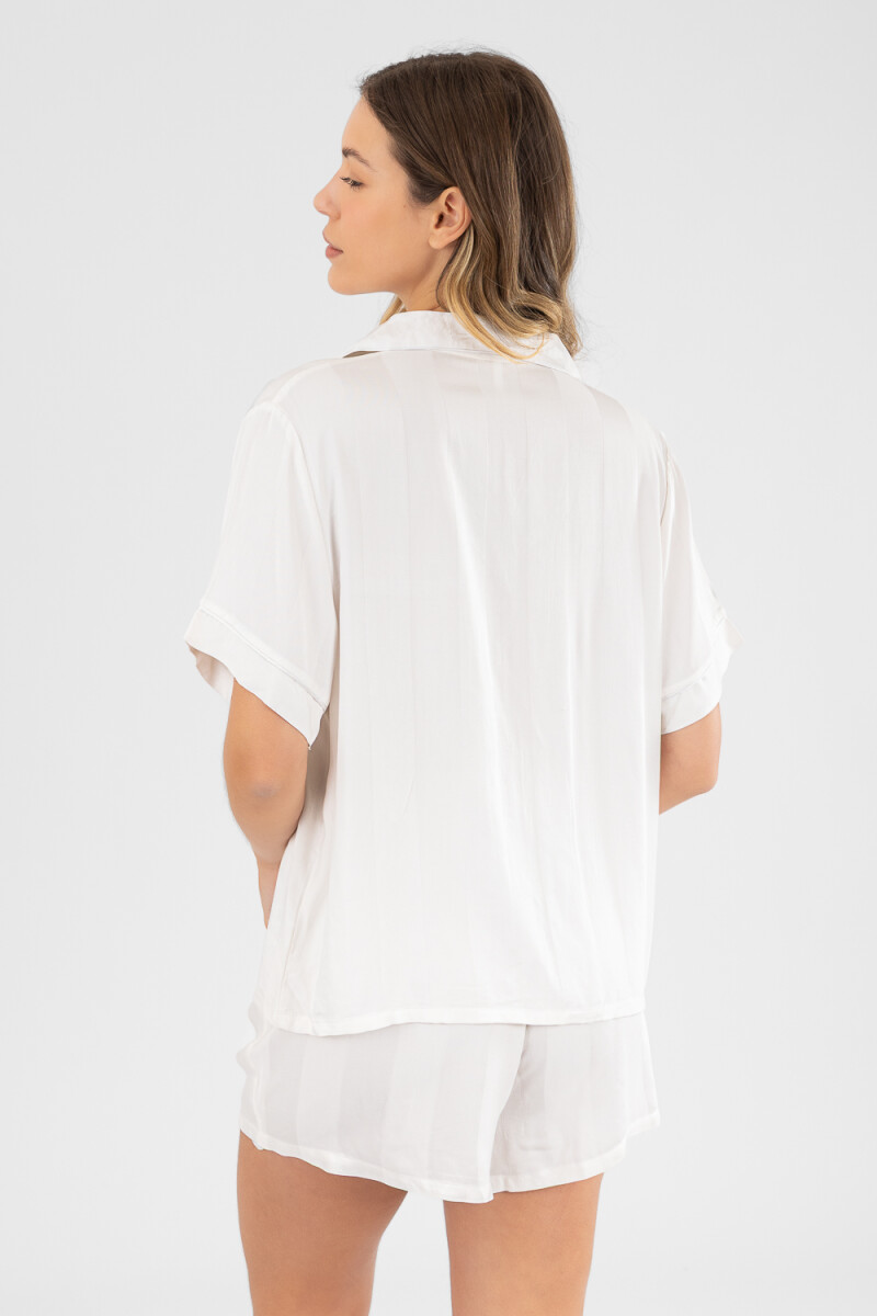 Organic viscose pj short Marfil