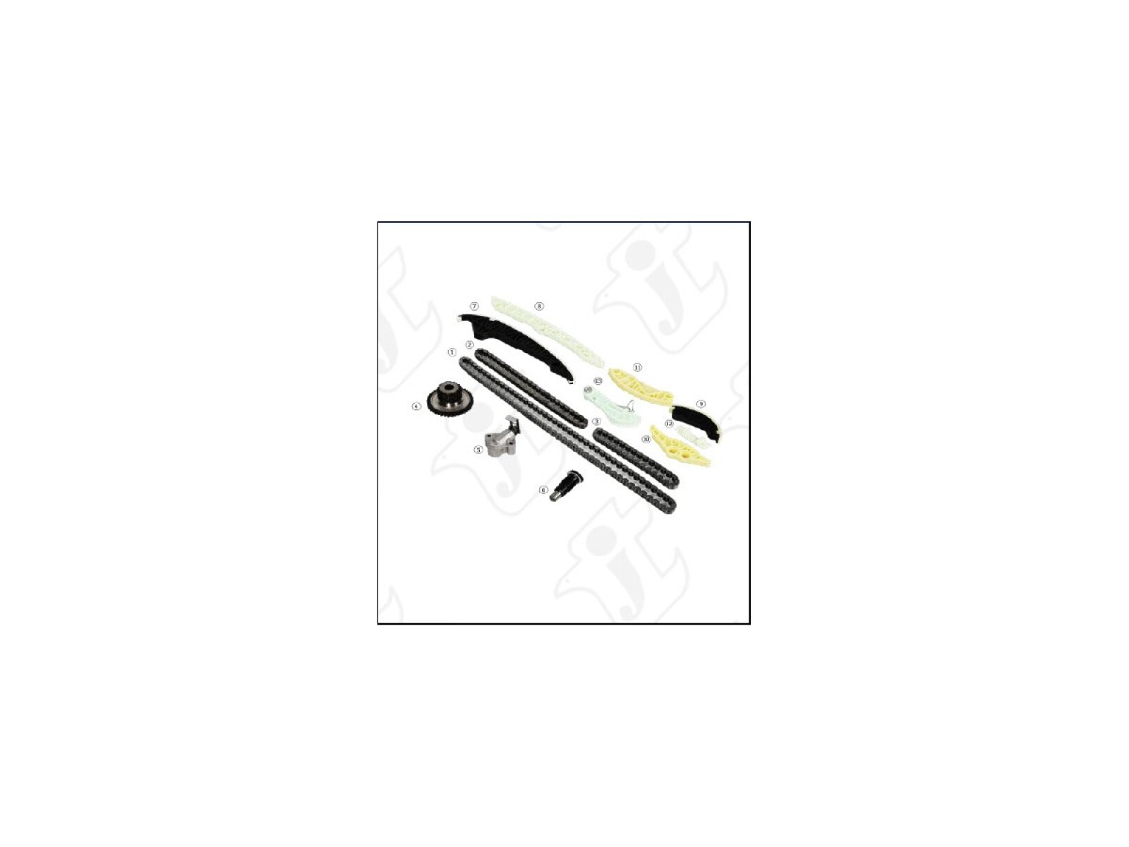 Kit Cadena Distribución Con Engranaje 