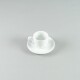 Taza de Café 90ml c/ Plato 11,5 cm Blanco Choosing Taza de Café 90ml c/ Plato 11,5 cm Blanco Choosing