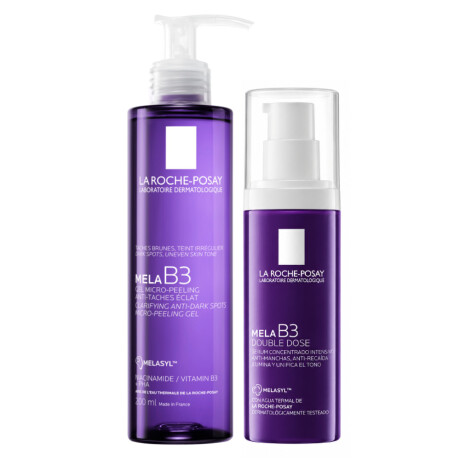 Pack La Roche-PosayMela B3 Limpiador Facial 200ml + Crema Double Dose 40ml Pack La Roche-PosayMela B3 Limpiador Facial 200ml + Crema Double Dose 40ml