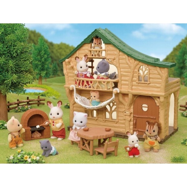 Sylvanian Families Casa Cabaña Lago Barbacoa Juguete Niños Sylvanian Families Casa Cabaña Lago Barbacoa Juguete Niños