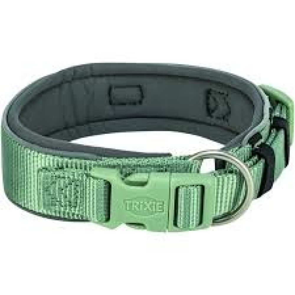 PREMIUM COLLAR, EXTRA WIDE, M–L: 40–48 CM/40 MM, SAGE/GRAPHITE PREMIUM COLLAR, EXTRA WIDE, M–L: 40–48 CM/40 MM, SAGE/GRAPHITE