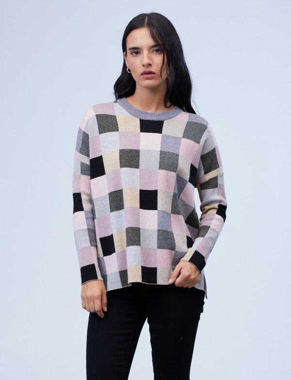 Buzo Colorblock MULTI/ROSA