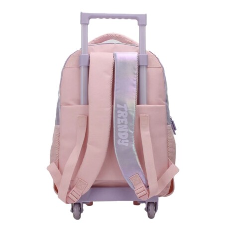 Mochila Trendy con Carro Pins Rosada Mochila Trendy con Carro Pins Rosada