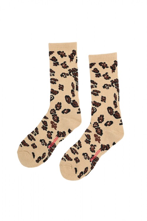 Media Larga Animal Print Leopardo