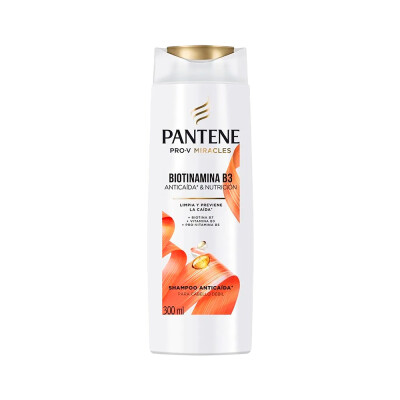 Shampoo Pantene Biotinamina B3 Anticaída 300 Ml. Shampoo Pantene Biotinamina B3 Anticaída 300 Ml.