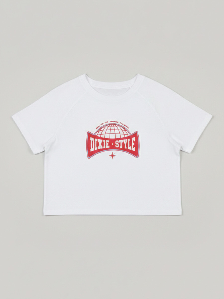 T-SHIRT CALLIE DIXIE Blanco