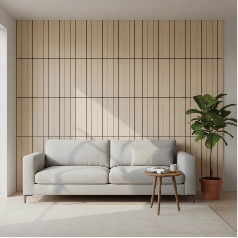 Placas autoadhesivas simil WPC 60x60cm X 20 Beige