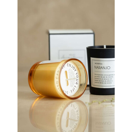 Vela aromática granada Negro