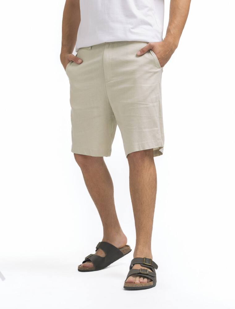 Bermuda Lino Lanai Beige