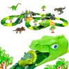 Juguete pista dinosaurio para armar con vehículos y 275 piezas Juguete pista dinosaurio para armar con vehículos y 275 piezas