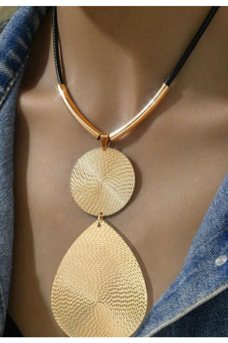 COLGANTE METAL DORADO