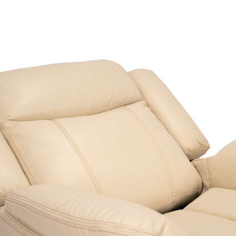 Sofa recliner Royal 1 cuerpo Crema