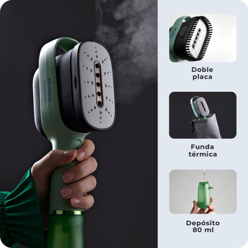 PLANCHA A VAPOR ARIETE 1200W VERDE MENTA MOD.4301