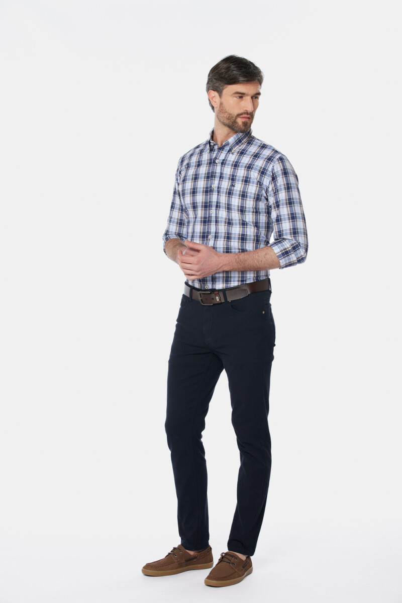 PANTALÓN 5 BOLSILLOS - Azul 