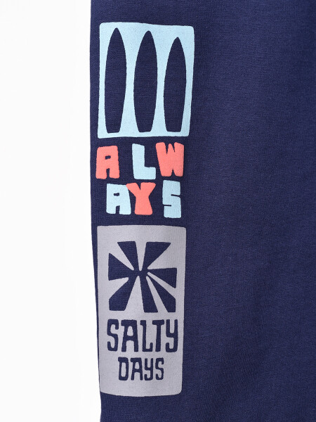 REMERA ESTAMPADA AZUL OSCURO