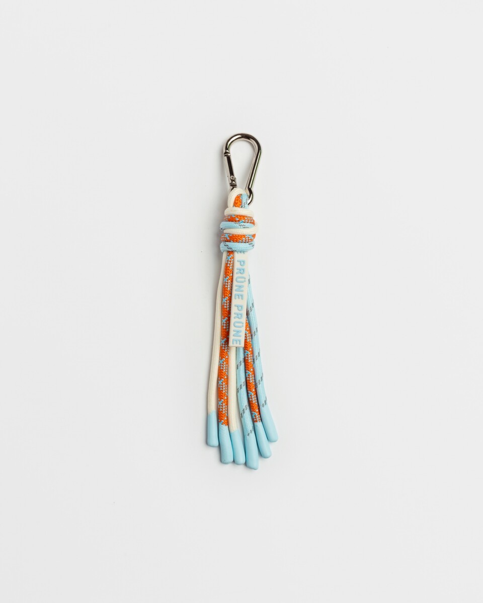 Llavero Candy En Combinación de Cordones - Celeste 