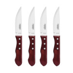 Cuchillo Jumbo para asado modelo CHURRASCO, 4 piezas -TRAMONTINA FER04920