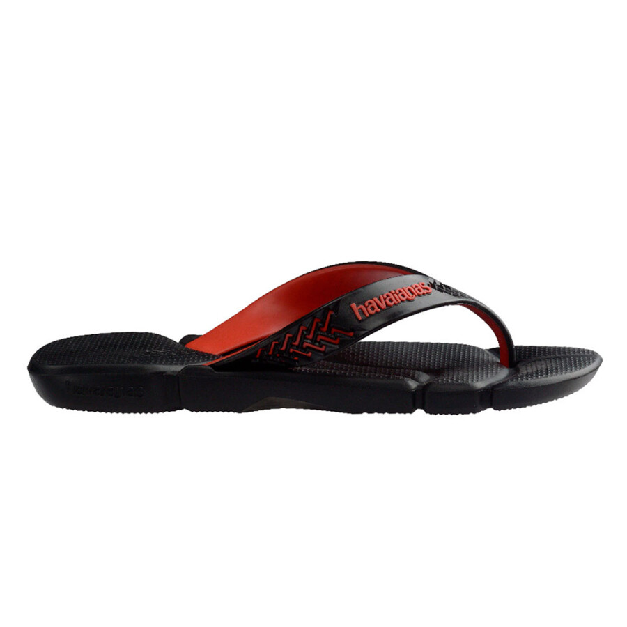 Sandalias de Hombre Havaianas Power 2.0 Negro - Rojo