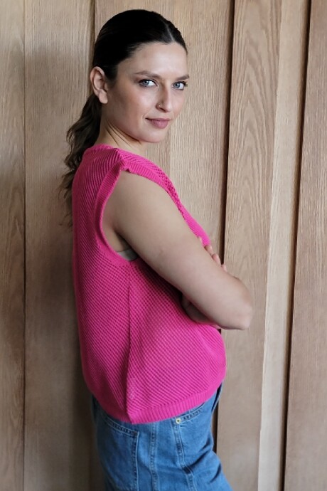 Musculosa Pesca Fucsia