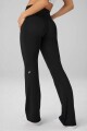 Pantalón Pureluxe High-Waisted Tlc Kick Flare Mujer Black