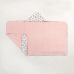 Toalla con Capucha Niños con Guarda Ositos Rosa y Rosa