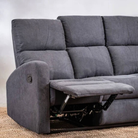Sillón Reclinable Taos 3 Cuerpos Gris