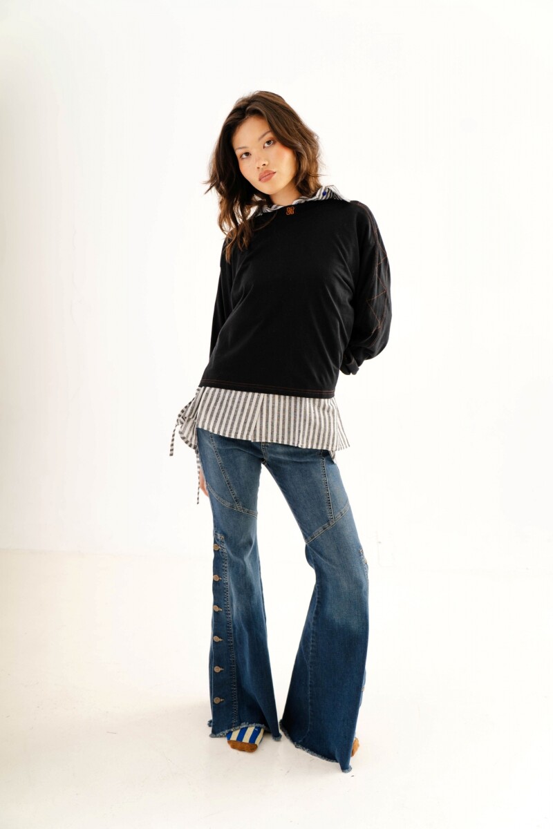 Remera NewPatch Negro