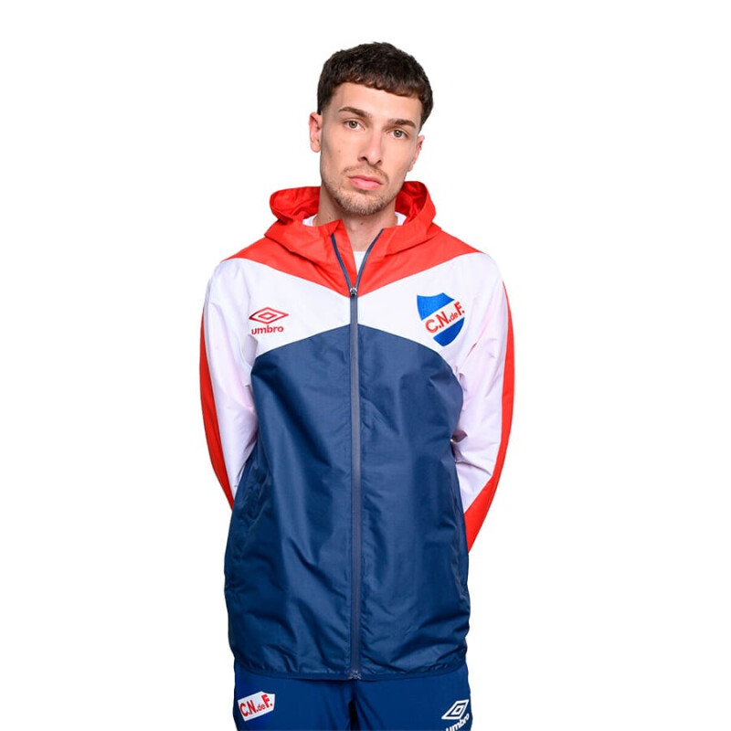 Campera Umbro Pulse Nacional de Hombre - NU143013 Azul-blanco