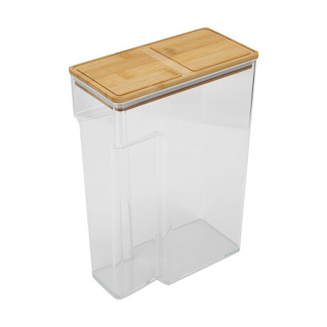 FRASCO TRANSPARENTE BAMBÚ Y VIDRIO 42987109